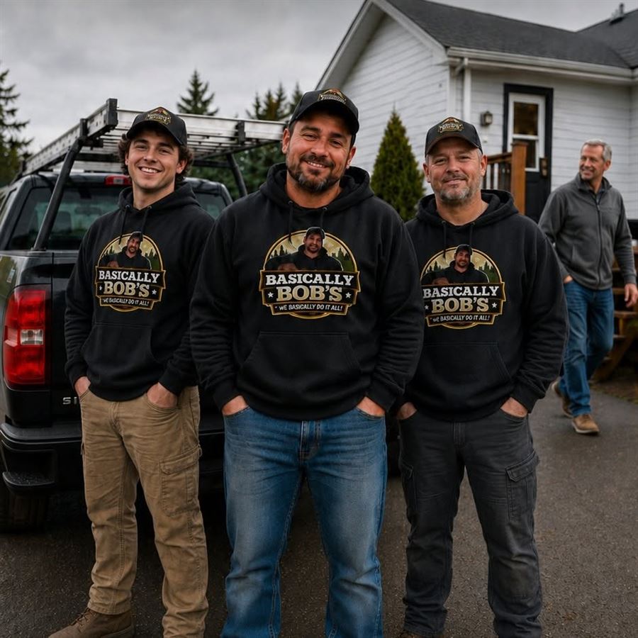Basically Bob's crew hoodies with matching caps